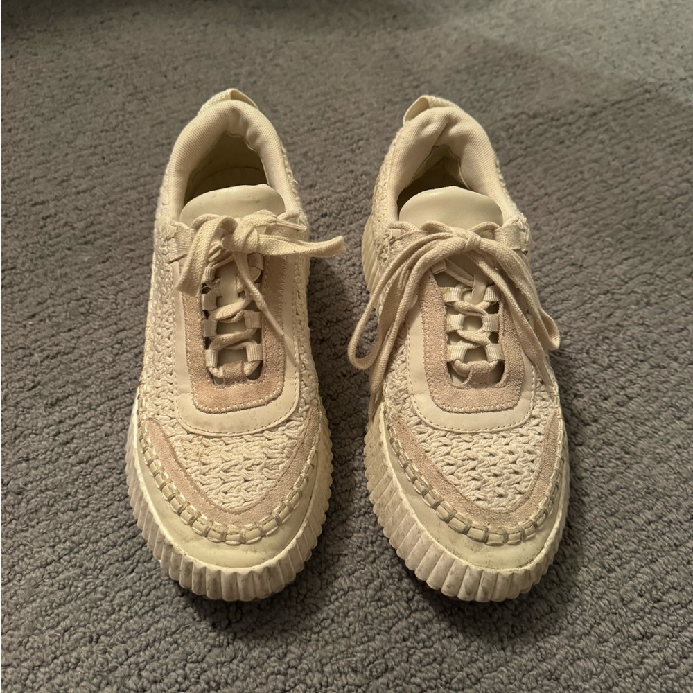Dolce Vita woven platform sneakers size 9